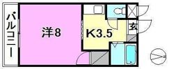 ハイツ紫の間取り画像