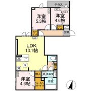 セレスティア江戸川Ⅱの間取り画像