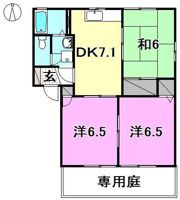 キャステルK B棟の間取り画像