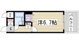 朝日プラザαポート神戸の間取り画像