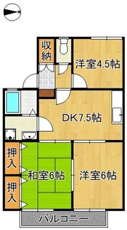 ディアフレンドの間取り画像