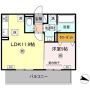アテリア伍番館の間取り画像