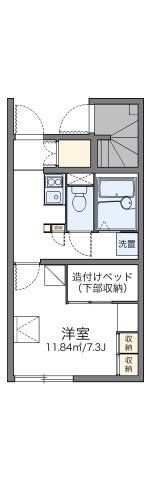 レオパレスプレミアム コートⅡの間取り画像