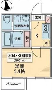 Nクレールの間取り画像