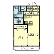 オーセンティック南熊本の間取り画像