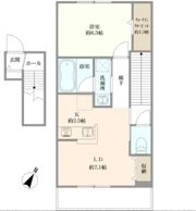 ポルク上河原の間取り画像