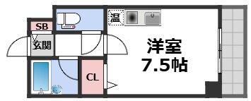 東大阪レヂデンスの間取り画像