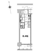 S-RESIDENCE今池beleta(ベレータ)の間取り画像