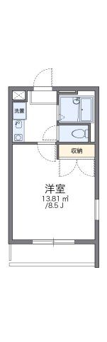 レオパレスカメリア弐番館の間取り画像