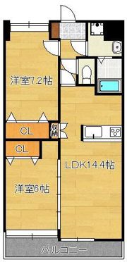 ファミール守恒の間取り画像