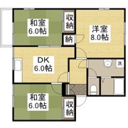 清水コーポGの間取り画像