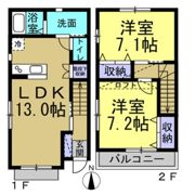 ピッコラ・カーザ A棟の間取り画像
