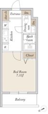 La Douceur赤塚の間取り画像