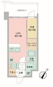 セレニテ神戸駅前アリエの間取り画像