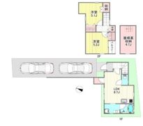 南荻窪新築戸建の間取り画像