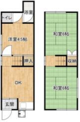 高槻市安満磐手町テラスの間取り画像