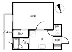 CENTER WESTの間取り画像