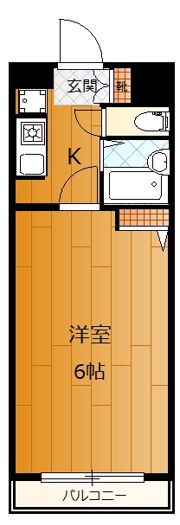 スカイコート高輪の間取り画像