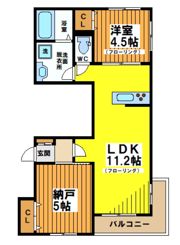 高橋ハイツの間取り画像