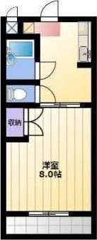 マンション四ツ池の間取り画像