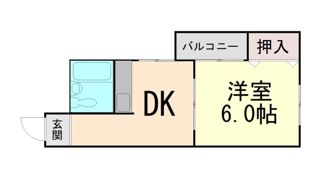ロゼ幸町B棟の間取り画像