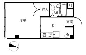 タケオハイツの間取り画像