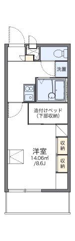 レオパレスIMABARI中央の間取り画像