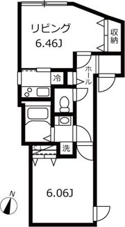 ブランシェ新中野の間取り画像