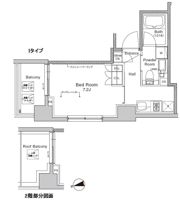 プラウドフラット門前仲町Ⅴの間取り画像