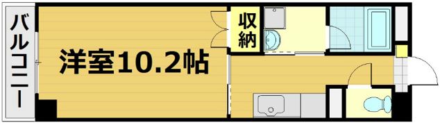 エリーフラッツ京町の間取り画像