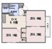 ディアス元岡 1番館の間取り画像