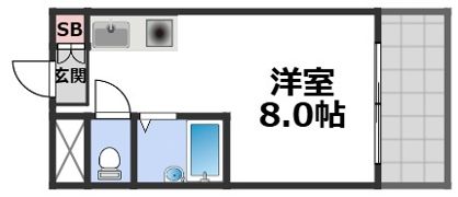アミティ近大通りの間取り画像