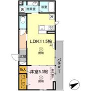 クレシアコートの間取り画像