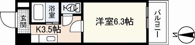 グランドール西原の間取り画像