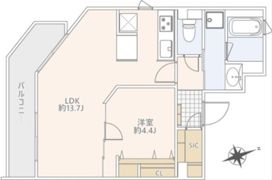 GranDuo二子玉川IVの間取り画像