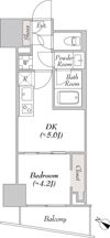 ルミーク北品川の間取り画像