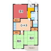 ハイムFの間取り画像