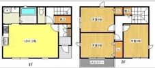 元八事2丁目貸家の間取り画像