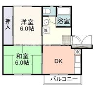 松富団地の間取り画像