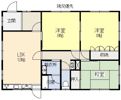 藤原貸家の間取り画像