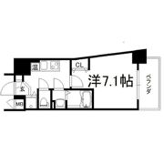 アスヴェル大阪城WESTⅡの間取り画像