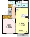 フィオレットA棟の間取り画像