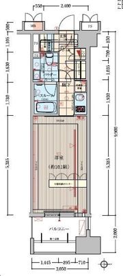 デュオン新大阪レジデンスの間取り画像