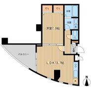 ウィルテラス新代田の間取り画像