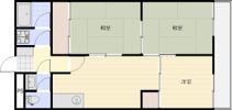 東讃ハイツの間取り画像