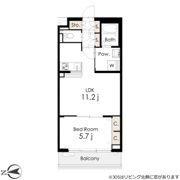 シャレー自由が丘カワベ第16の間取り画像