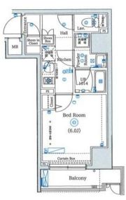 SHOKEN Residence 横浜伊勢佐木町の間取り画像