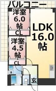 シャトー振甫の間取り画像