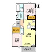 コタージュ七番館の間取り画像