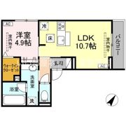 Dcrest八幡2丁目の間取り画像